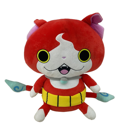 Yokai Watch Red Jibanyan Red Cat Jumbo Large Plush Toy - Preowned