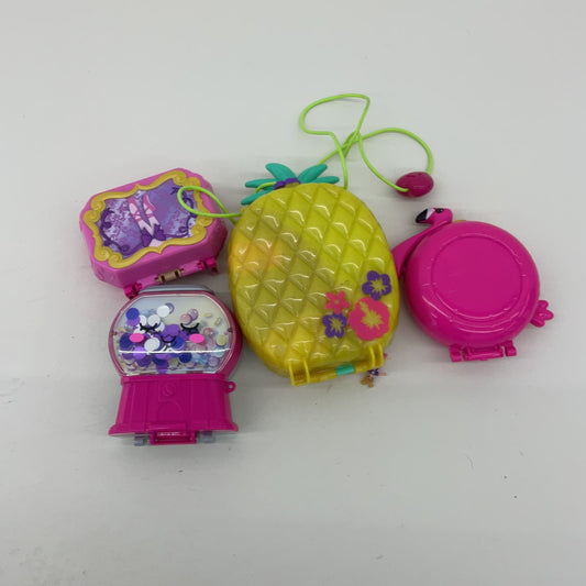 Polly Pocket Mixed Various Play Set Cases Pineapple Gumball Themed