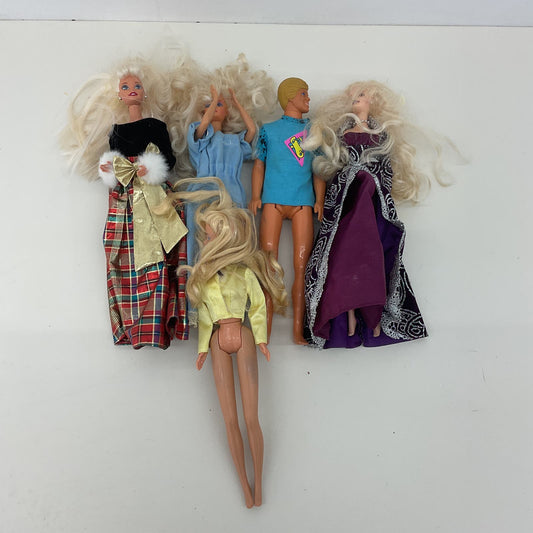 Vintage & Modern LOT Mattel Barbie Ken & Others Fashion Dolls Loose Toys Used