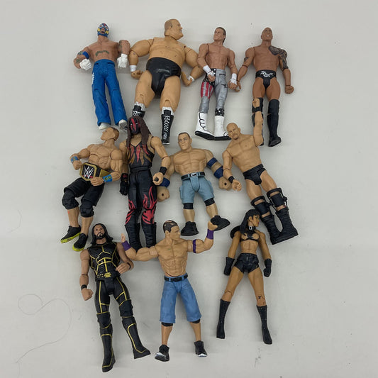 Mixed WWF WWE WCW Wrestling Wrestler Action Figures Toys Used