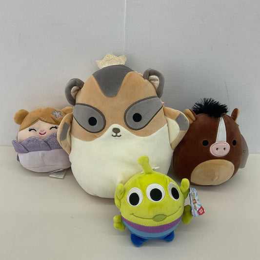 Assorted Squishmallows & Others Soft Cuddly Plush Dolls Toy Story Alien Warthog