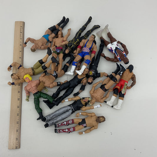 Mixed Loose WWE WCW WWF Wrestlers Wrestling Action Figures Toys Used