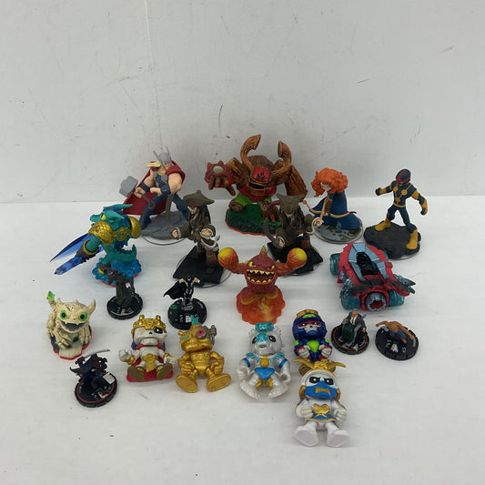 Used LOT Moose Treasure X & Skylanders Video Game Character Toy Action Figures