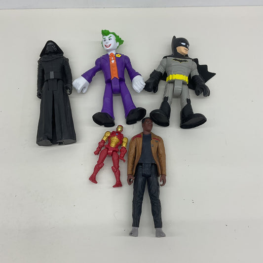 DC Comics Batman Joker Star Wars Action Figures Cake Toppers Toys Used Loose