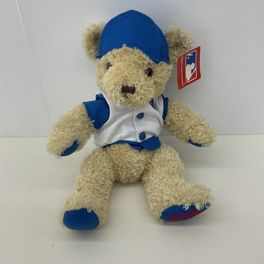 New Tan Chicago Cubs Stuffed Animal MLB Genuine Merchandise Teddy Bear Plush