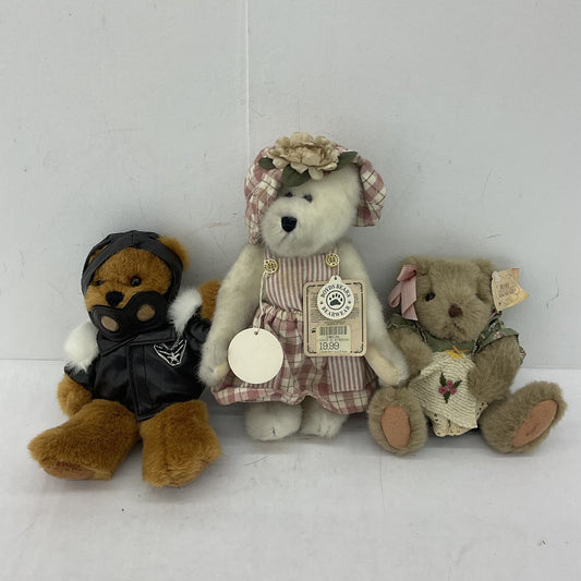 Various Teddy Bear Lot Boyds Collection Russ Brown Stuffed Animal Toy