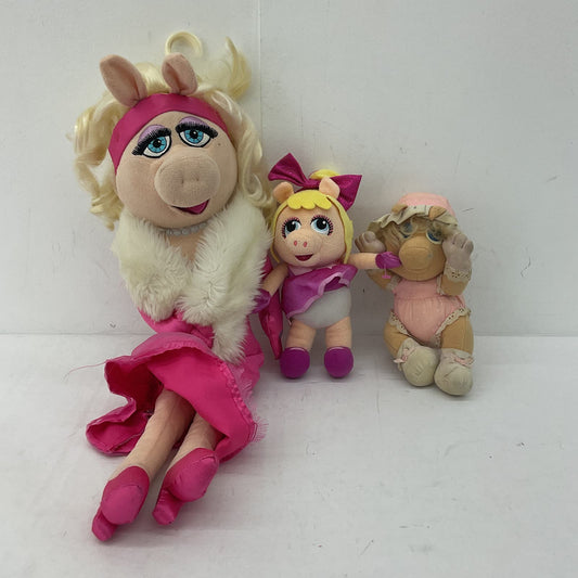 The Muppets Miss Piggy Stuffed Animal Toy Doll Vintage Lot