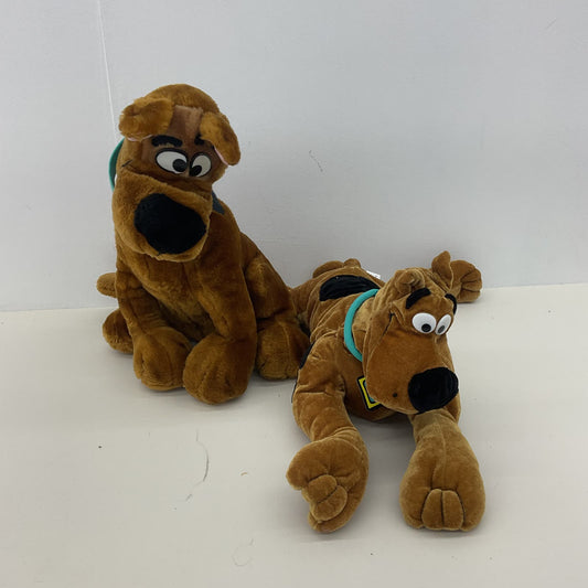 Vintage LOT 2 Hanna Barbera Cartoon Network Scooby Doo Dog Character Plush Dolls