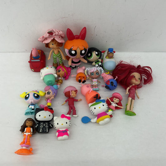 Assorted Girlie Happy Meal Toys Powerpuff Girls Strawberry Shortcake Toy Figures - Warehouse Toys