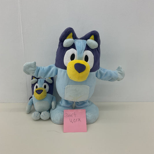 Bluey Character Plush Doll LOT 2 Stuffed Toys AS IS - Warehouse Toys