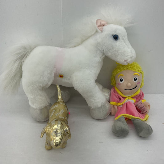 Build a Bear Unicorn Victoria's Secret Pink Dog Various Plush Lot Toys - Warehouse Toys