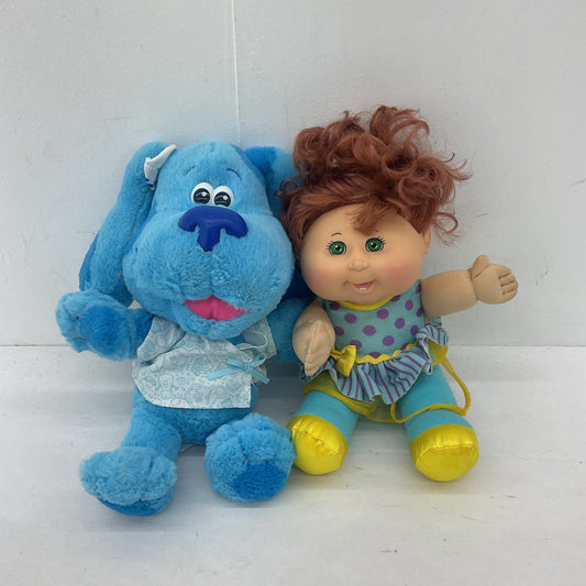 Cabbage Patch Kids Blues Clues Stuffed Animal Plush Lot Nickelodeon CPK - Warehouse Toys