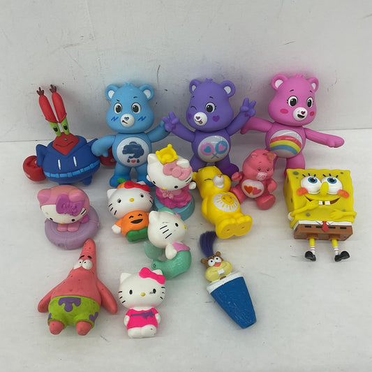 Care Bears Hello Kitty Sanrio Patrick Starfish Spongebob Figure Lot Toys - Warehouse Toys