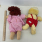 CPK Cabbage Patch Kids LOT 2 Vintage Play Dolls Koosa Pet Yarn Hair Little Girl - Warehouse Toys
