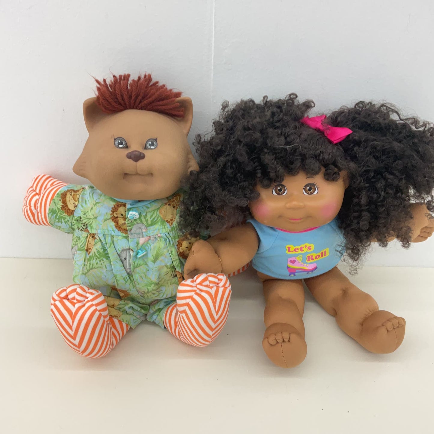 CPK Cabbage Patch Kids LOT Baby Dolls Soft Body Koosa Cat Pet Little Girl - Warehouse Toys