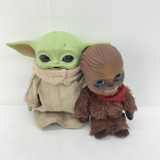 CUTE Adorable Vinyl Head Star Wars Baby Grogu Baby Chewbacca Plush Dolls Toys - Warehouse Toys