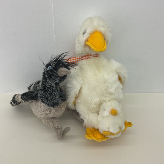 CUTE LOT 2 GUND White Goose & Wildlife Artists Piper Bird Plush Stuffed Animals - Warehouse Toys