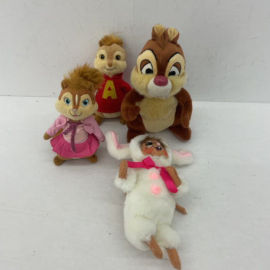 CUTE LOT Alvin Chipmunk Disney Chip Chipmunk Annalee Easter Bunny Decor Plush - Warehouse Toys