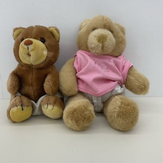 CUTE LOT BABW Build a Bear & Dakin Brown Teddy Bear Plush Dolls Stuffed - Warehouse Toys