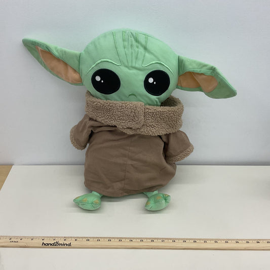 CUTE Star Wars Green Baby Grogu Yoda Large Plush Stuffed Animal Used - Warehouse Toys