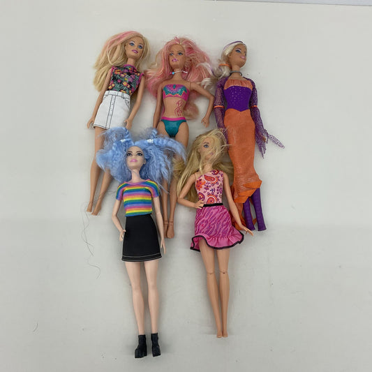 Mattel Barbie & Others Fashion Play Doll LOT Loose Assorted