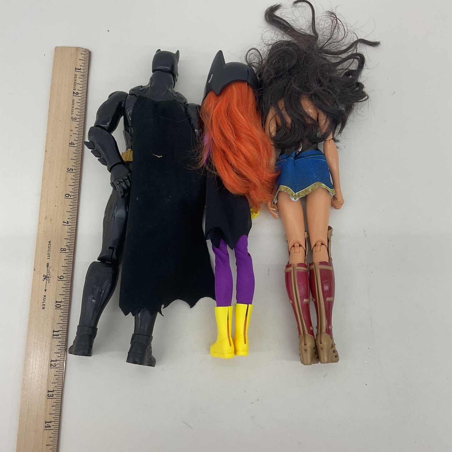 DC Comics LOT 3 Batman Bat Girl Wonder Woman Character Action Figure Dolls - Warehouse Toys