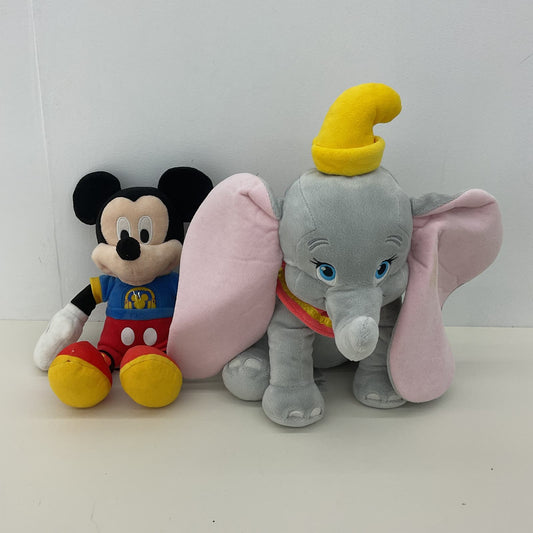 Disney Classic Character Plush Doll LOT Mickey Mouse Dumbo Elephant Stuffed Toys - Warehouse Toys