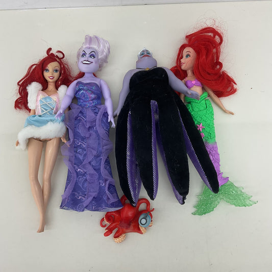 Disney The Little Mermaid Ursula Villain Ariel Mermaid Play Dolls Loose Used - Warehouse Toys