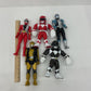 Vintage LOT Mighty Morphin Power Rangers Action Figures Red Yellow Black Ranger