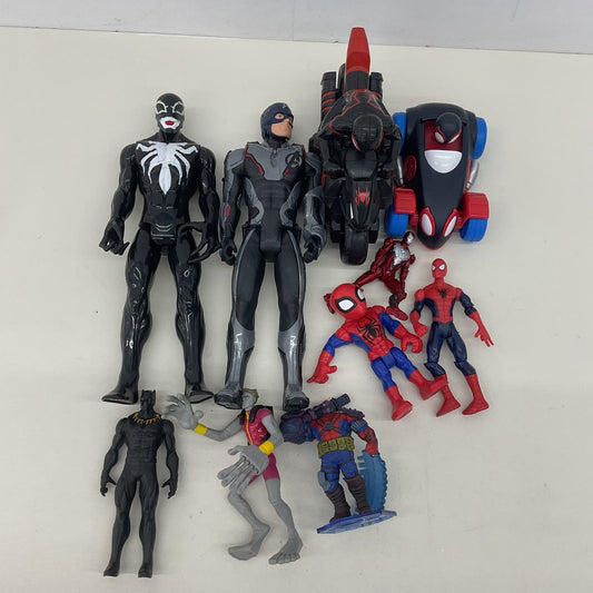 Marvel Venom Spiderman Action Figures Cake Toppers Toys LOT Loose