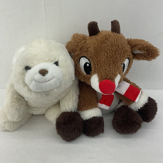 Gund Snuffles Rudolph Reindeer - Multicolor Stuffed Animal Plush Lot Christmas - Warehouse Toys
