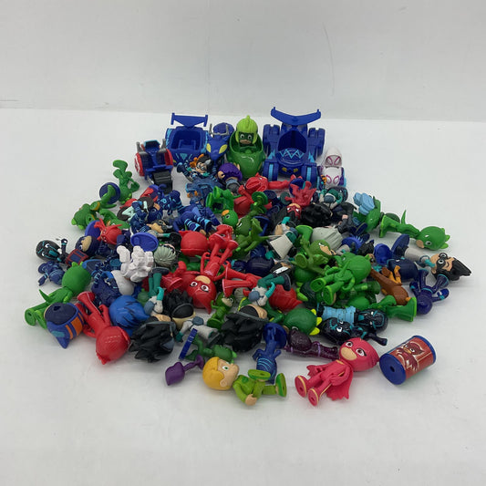 Large LOT Nickelodeon PJ Masks Red Green Blue Toy Figures Cake Toppers Vehicles - Warehouse Toys
