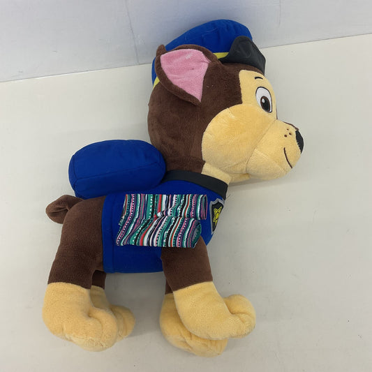 Large Nickelodeon Paw Patrol Chase Puppy Dog Police Plush Doll Toy - Warehouse Toys