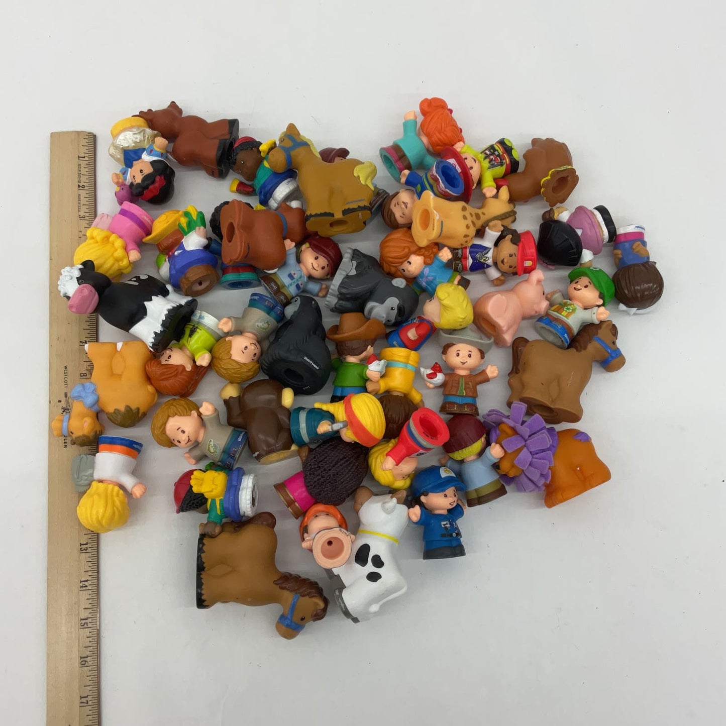 Loose LOT Fisher Price Little People Character Animals Toy Figures Used - Warehouse Toys