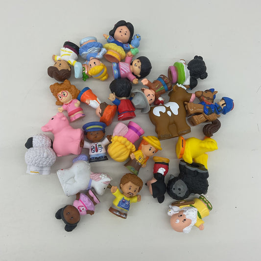 Loose Mixed Fisher Price Little People Character Toy Figures Animals Careers Used - Warehouse Toys