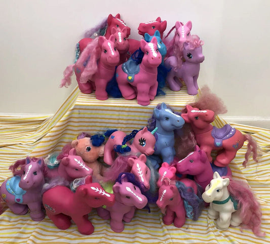 LOT 20 lbs Gi Go Wonder Pony Land Horse Toy & Similar Brands Figures Used - Warehouse Toys