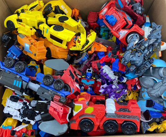 LOT 40 lbs Transformers Autobot Decepticon Optimus Prime Action Figures Toys - Warehouse Toys