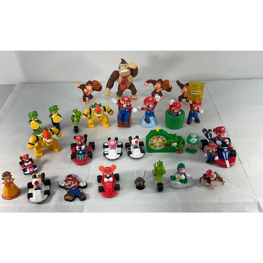 Lot of 29 Nintendo Super Mario Brothers Mixed Assorted Toys Mario Kart Luigi Toad Bowser - Warehouse Toys