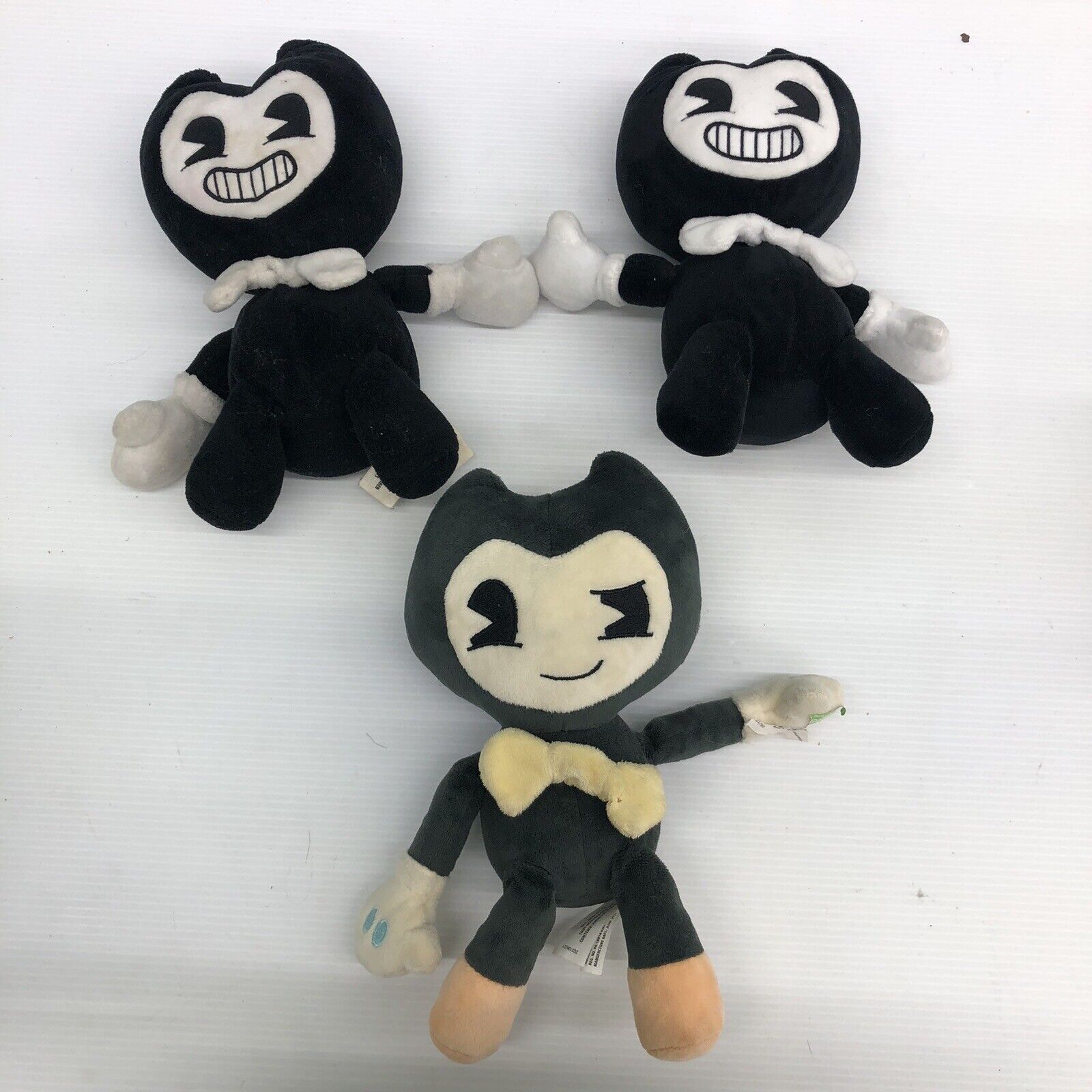 LOT of 3 Bendy & the Ink Machine Video Game Character Stuffed Plush Toys - Warehouse Toys