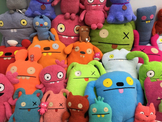 LOT of 35 Ugly Dolls Hasbro Plush Monster Animal Toys Creepy Cute Collectibles - Warehouse Toys