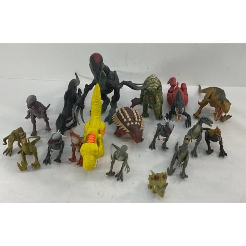 LOT of 5lbs Hasbro Jurassic World Dinosaur Action Figure Toys T-Rex Raptors - Warehouse Toys