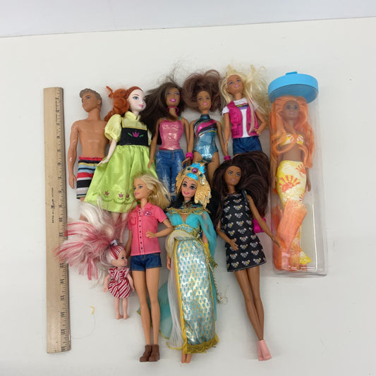 Mattel Barbie Ken Mermaid & Others Mixed Loose Fashion Dolls Blonde Hair - Warehouse Toys