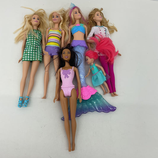 Mattel Barbie & Others Loose Fashion Play Dolls Blonde Hair Mermaid - Warehouse Toys