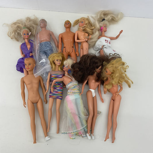 Mattel Barbie & Others Loose Mixed Fashion Dolls Used Blonde Brunette - Warehouse Toys