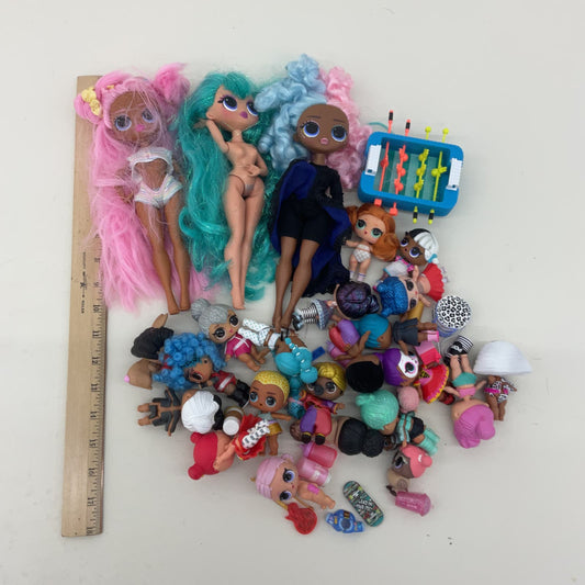 MGA Fashion Doll LOT LOL OMG Surprise! Mixed Toy Dolls Loose Big Lil Sistas - Warehouse Toys