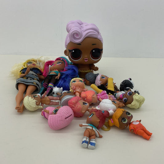 MGA LOL OMG Surprise! Toy Fashion Dolls LOT Lil Big Sistas Toy Figures Loose - Warehouse Toys