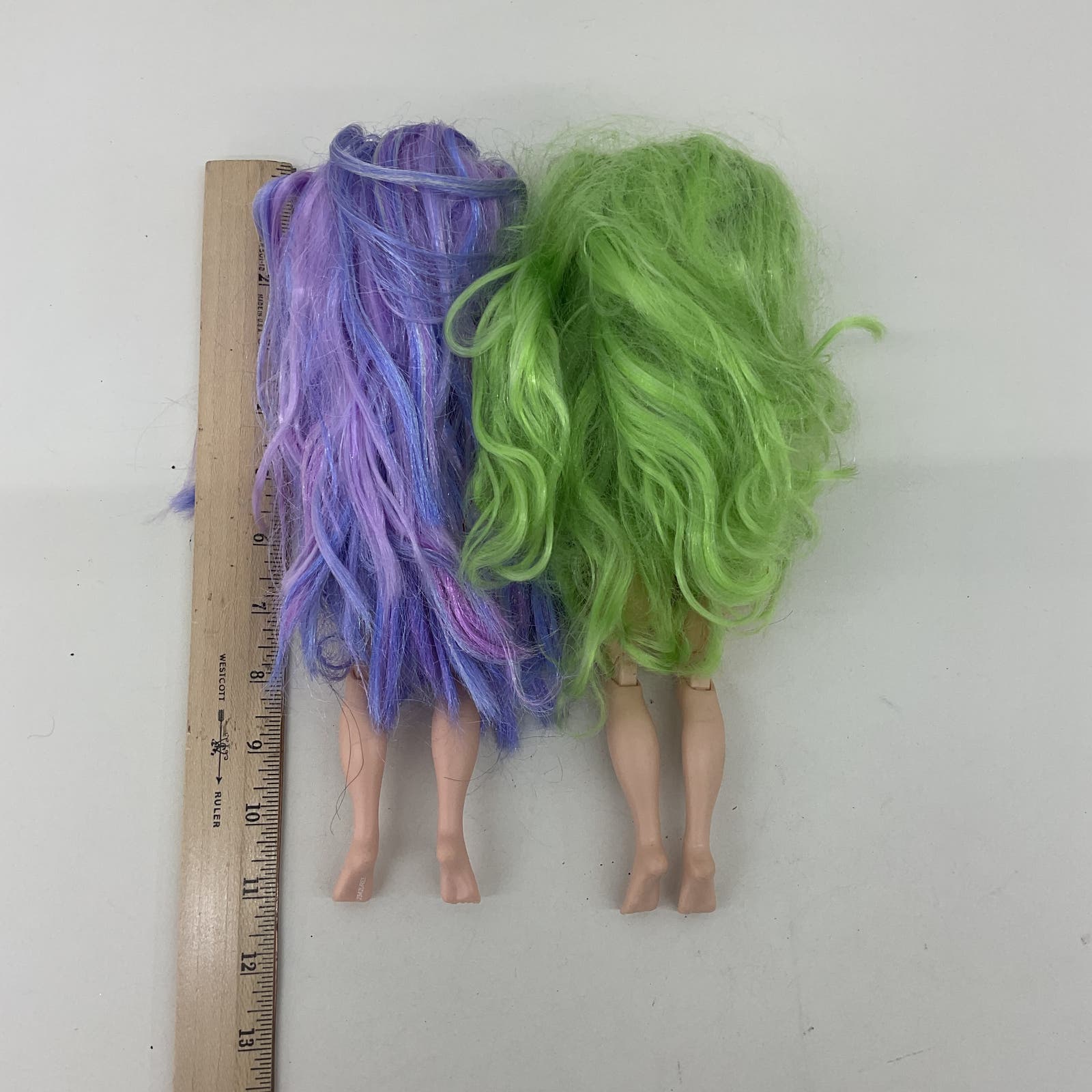 MGA Multicolor Fashion Doll LOT Rainbow High Green Purple Hair Loose Used - Warehouse Toys
