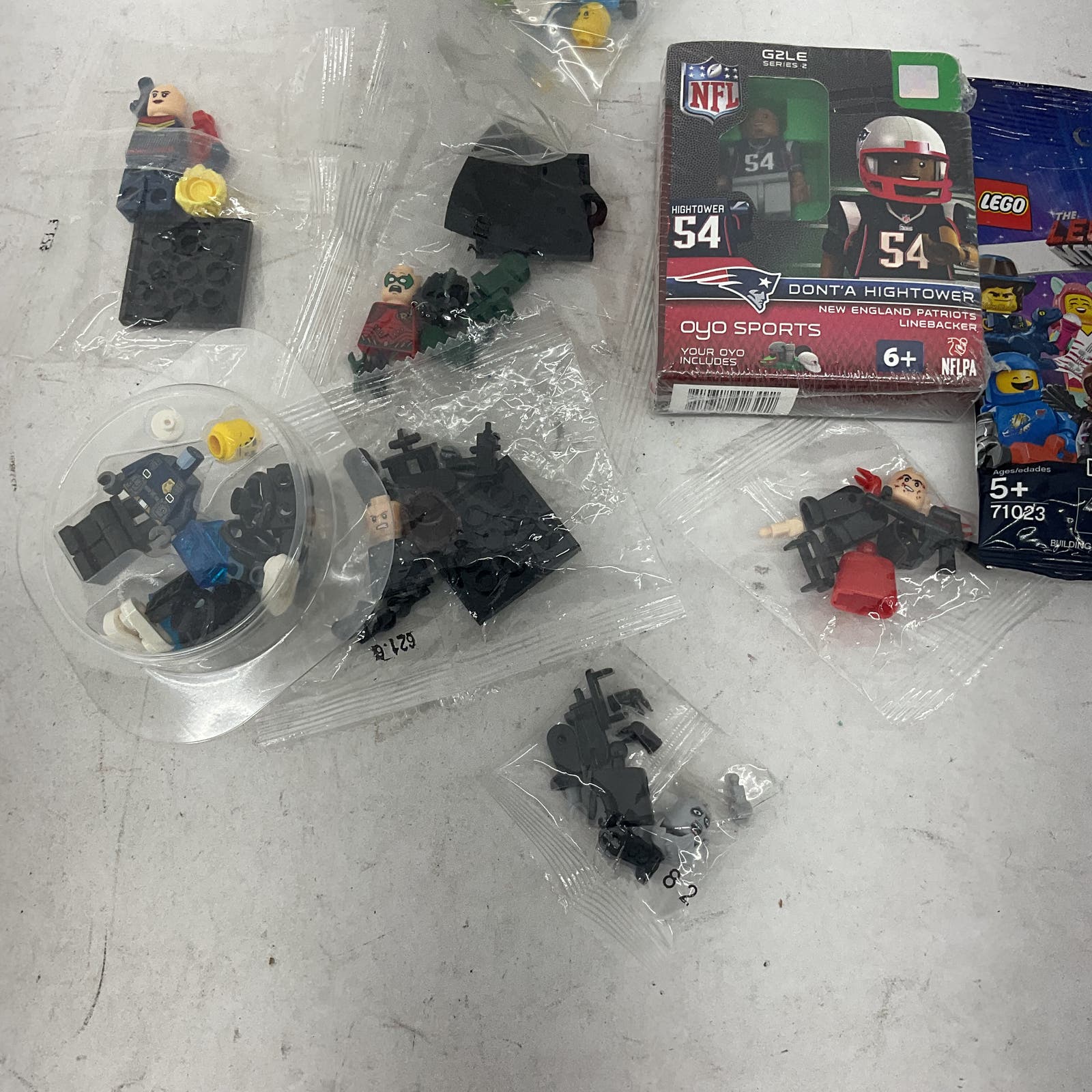 Minifigs Various Brands Lego Movie Multicolor Figures Pieces Parts NFL - Warehouse Toys