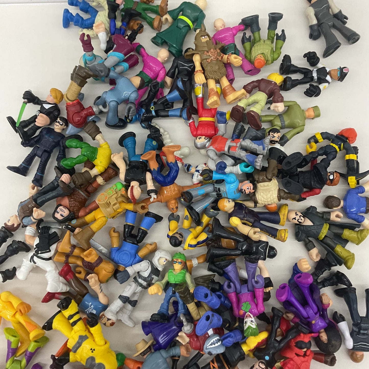 Mixed Large LOT Fisher Price Imaginext Character Mini Action Figures Toys Used - Warehouse Toys