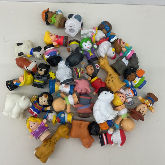 Mixed Large LOT Fisher Price Little People Toy Figures DC Comics Disney Batman - Warehouse Toys